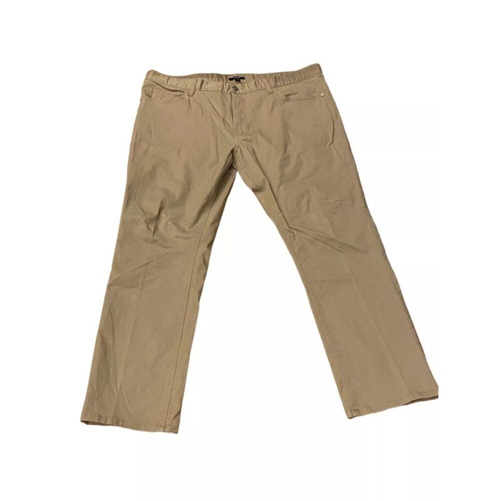 ALFANI Mens Beige Classic Fit Cotton Blend Jeans 32 Waist